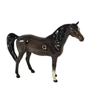 Beswick England Arab Horse Xayal Figurine Brown #1265 *Chipped Ear*